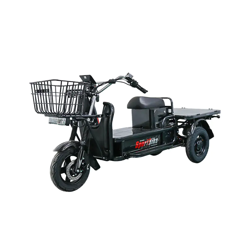 Električni motocikel s tremi kolesi